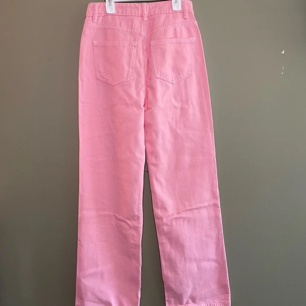 SHEIN High Waisted Straight Leg Jean - Picture 5 of 6